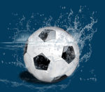 Fotboll i vatten